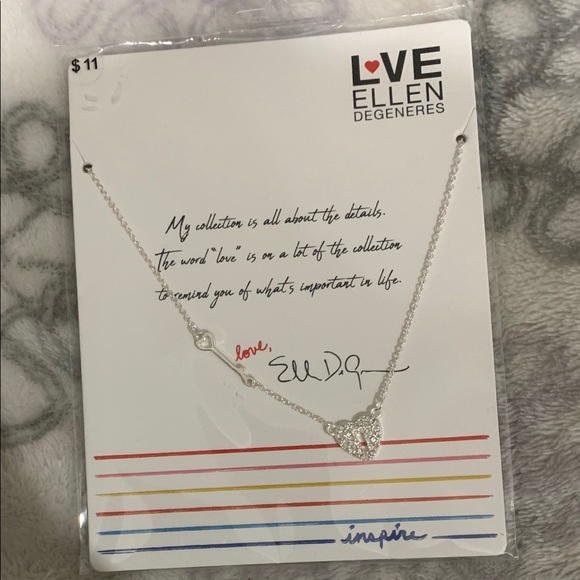 Ellen Degeneres Jewelry - L❤️VE ELLEN DEGENERES Lock & Key Necklace for $8